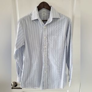 Brooks brothers men non-iron dress shirt, Regent, 15-33